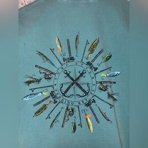 Surf Style Perdido Key Bait Hook Tee